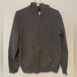 H&M Zip Up Hoodie - Medium - Gray
